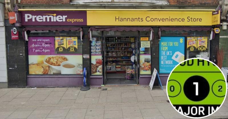 City shop slapped with one-star food hygiene rating