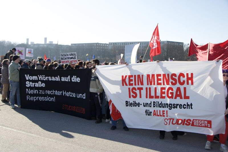 Studis gegen Rechts München: Vom Austauschtreffen zur Vollversammlung und Streiksolidarität