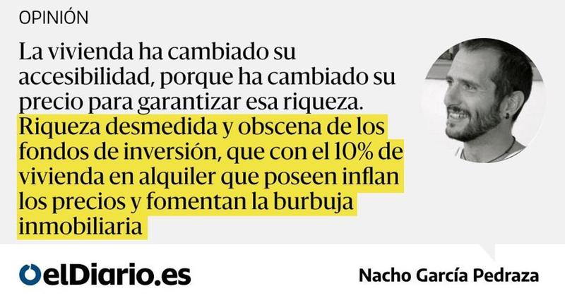 La vivienda, para quien la usa