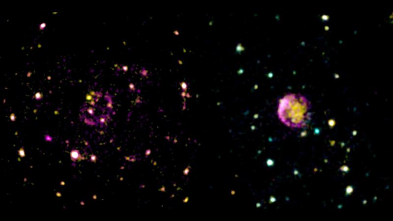 Unexpected supernova remnants discovered in outskirts of neighbouring dwarf galaxy