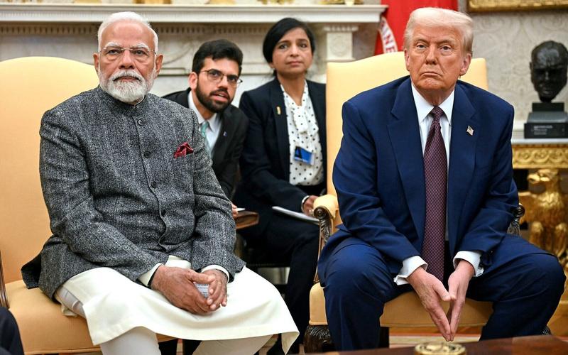 Meeting Modi, Trump names Israel as a waypoint on proposed US-India trade route