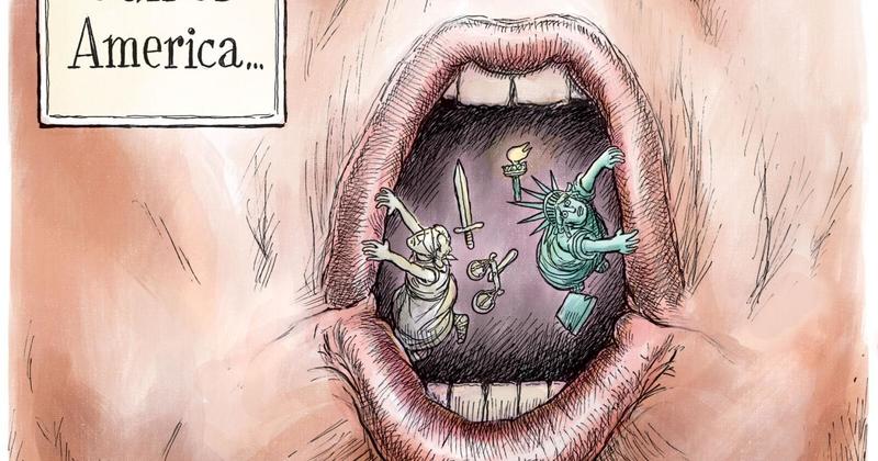 Adam Zyglis: The Precipice