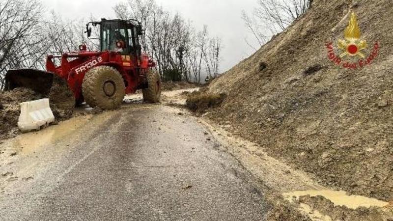 Maltempo e allarme frane: a Civitella una casa e un agriturismo restano isolati