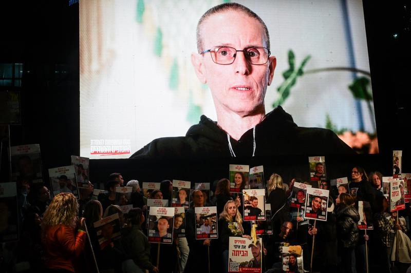 In video address to hostage rallies, freed captive pleads for protests to continue