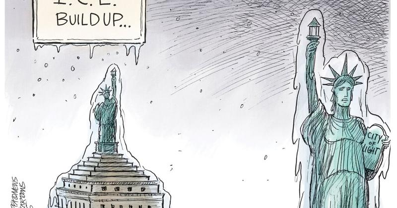 Adam Zyglis: Welcoming Immigrants