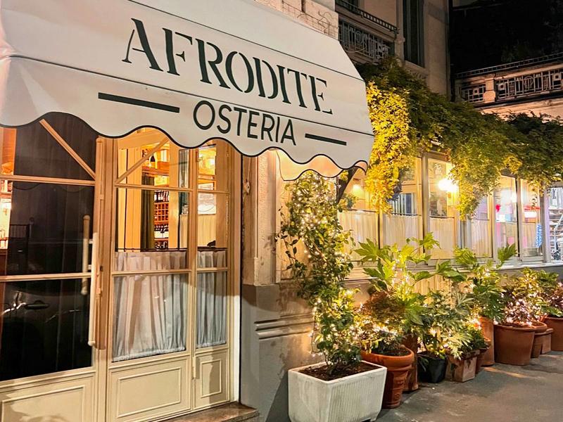 Osteria Afrodite, modernariato intelligente