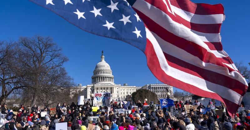 ‘Not My President’s Day’: Thousands Gather in Protest Against Trump