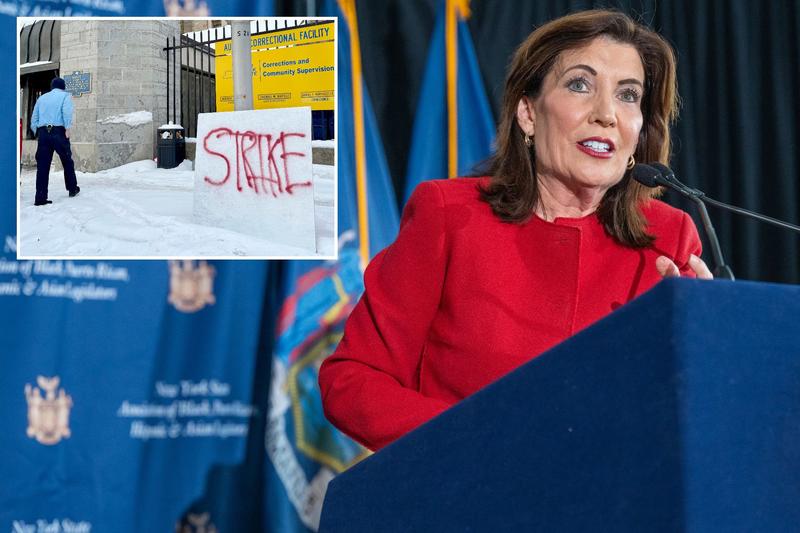 Timid Hochul’s inaction risks havoc as wildcat prison strikes spread