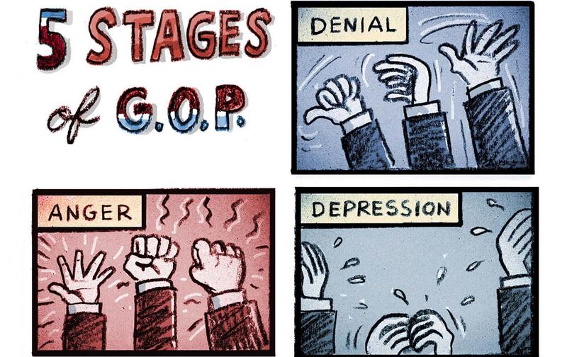 5 Stages of GOP