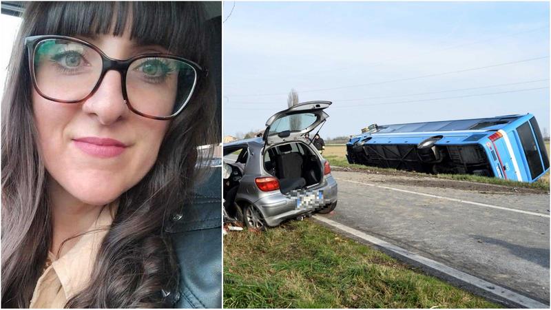 Auto contro pullman di studenti: una morta e sette feriti, anche una donna incinta