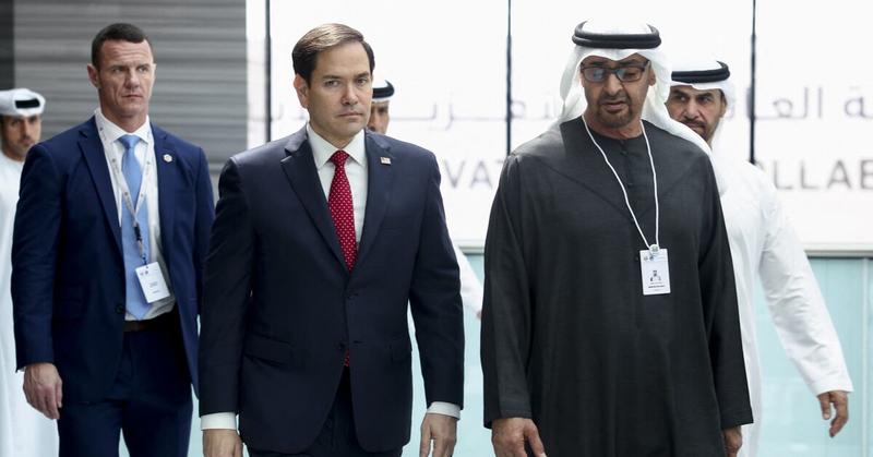 UAE conveys frustrations to US' top diplomat Rubio over Gaza, Ukraine