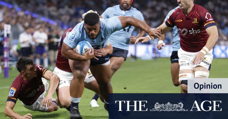 Waratahs forwards lead the way, but where’s the running rugby?