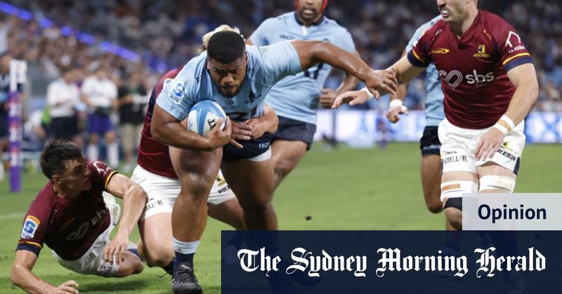 Waratahs forwards lead the way, but where’s the running rugby?