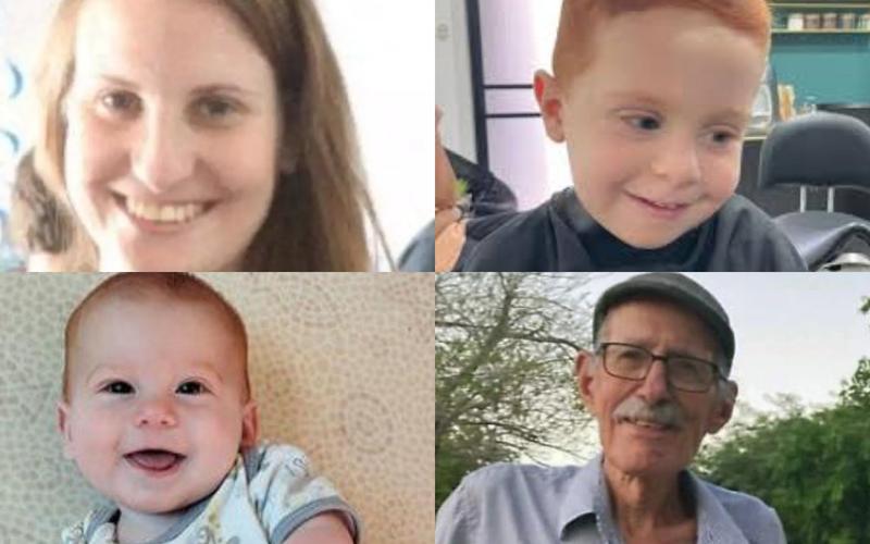 Shiri, Ariel and Kfir Bibas, Oded Lifshitz named as the slain hostages to return Thursday