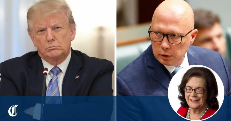 Dutton doesn't pull his punches on Trump while Albanese has to tread more carefully