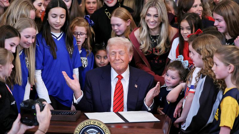 Trump stands up for women's sports. And female athletes cheer.