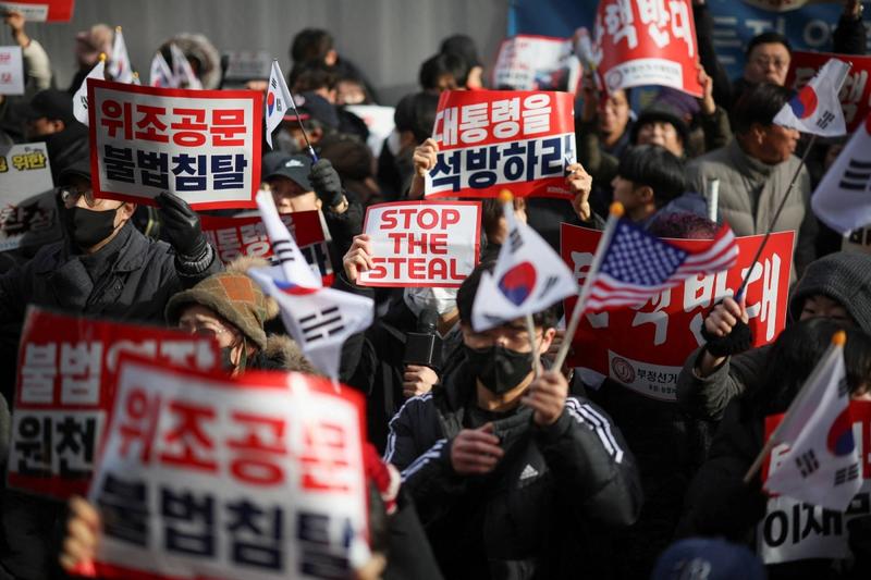 Men, media and MAGA deepen South Korea’s split