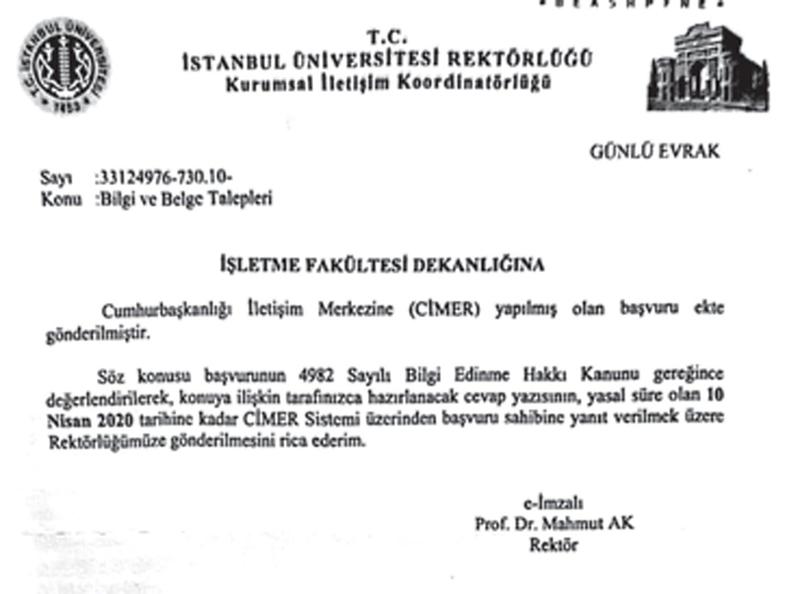 İşte, İmamoğlu’nun diploması için üniversitenin verdiği cevap