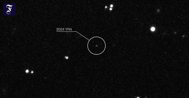 Asteroid 2024 YR4 wird die Erde ziemlich sicher verfehlen