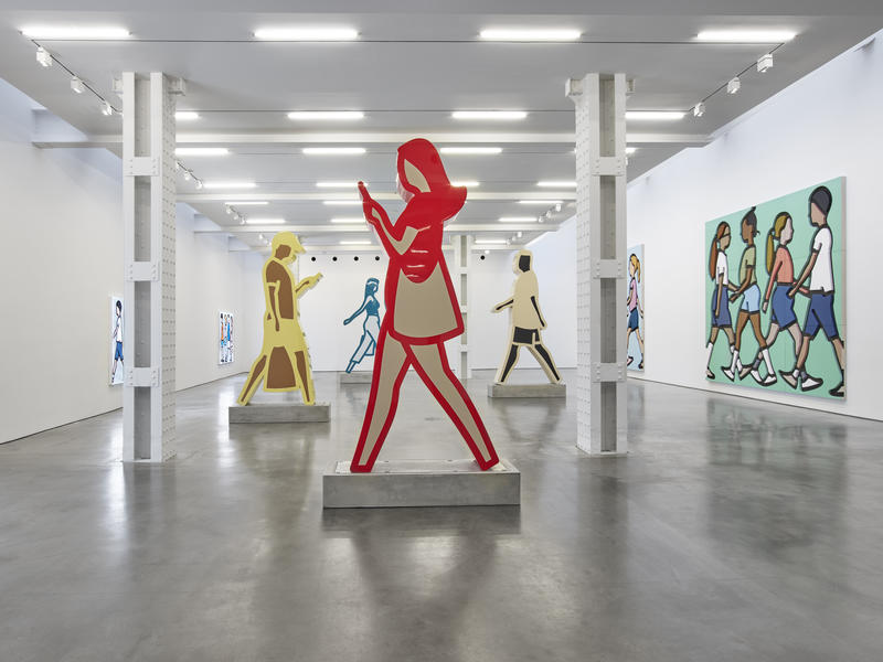 Julian Opie’s Figures Walk Between Individuality and a Universal Human Experience