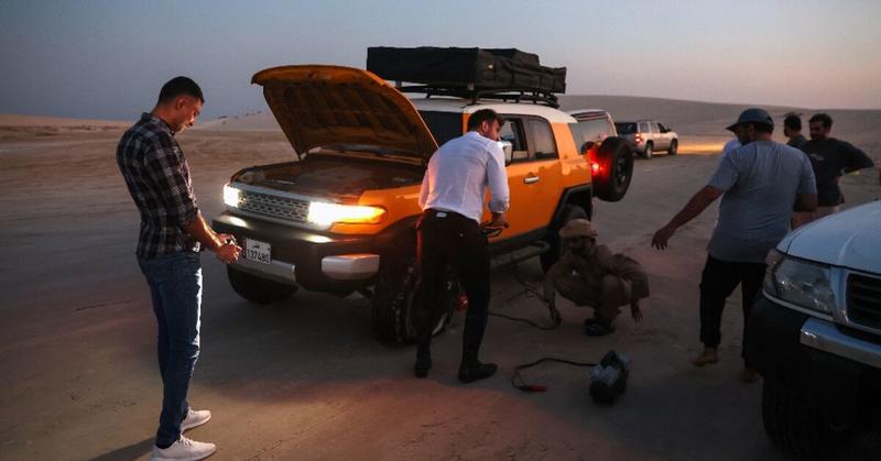 Sea, sand and stranded vehicles: on patrol with Qatar desert rescuers