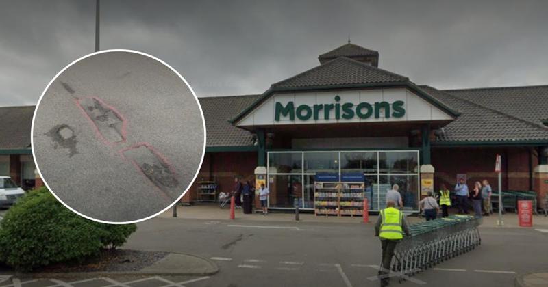 Morrisons car park covered in 'dangerous' potholes