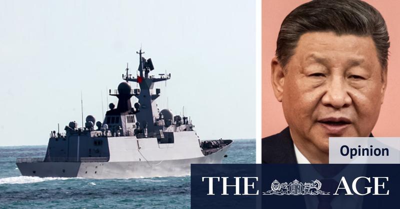 If we panic about these Chinese ships, Xi wins the propaganda war