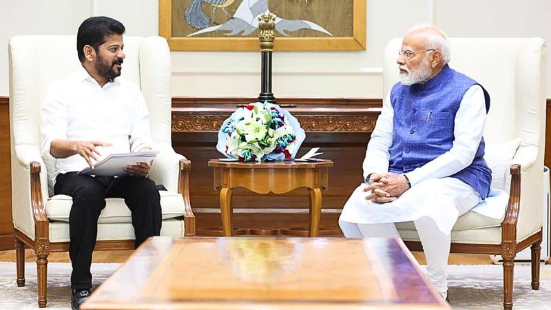 CM Revanth Reddy urges PM to approve Hyderabad Metro Phase-2