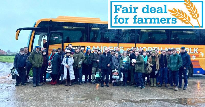 Norfolk farmers will head to London for Pancake Day tax protest