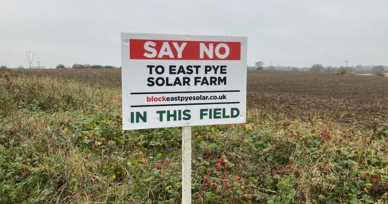 Campaigners to form 'human chain' in protest against mega solar farm