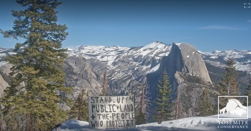 Yosemite protesters did a genius thing with the park's webcams