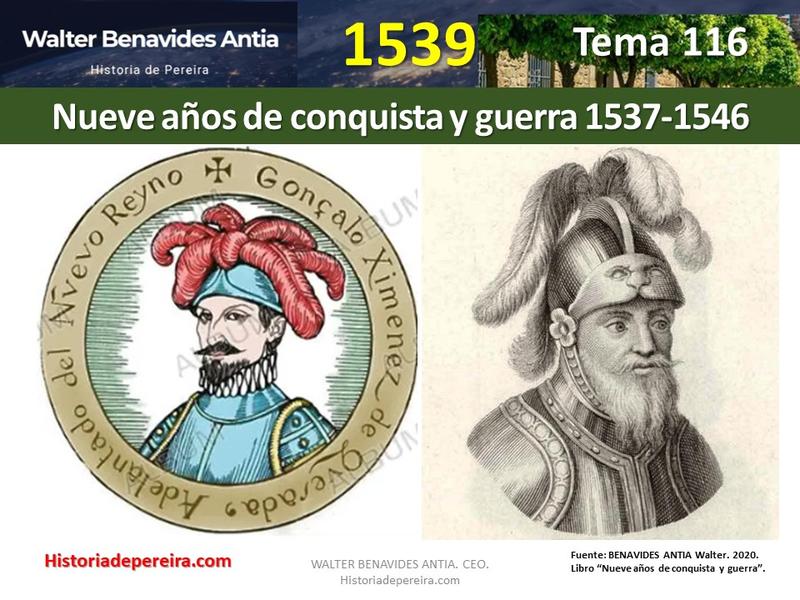 Nueve años de conquista y guerra. 1537-1546. Tema 116