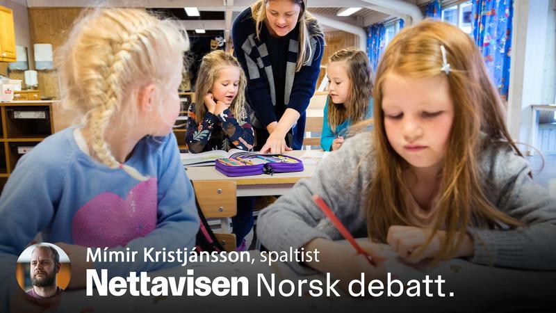 Så sitter vi plutselig igjen med en monsterskole