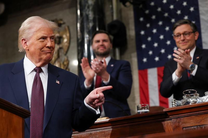 Trump’s address to Congress showed country’s stark partisan divide