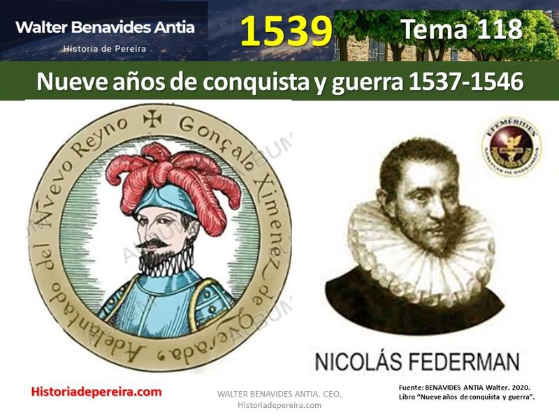 Nueve años de conquista y guerra. 1537-1546. Tema 118