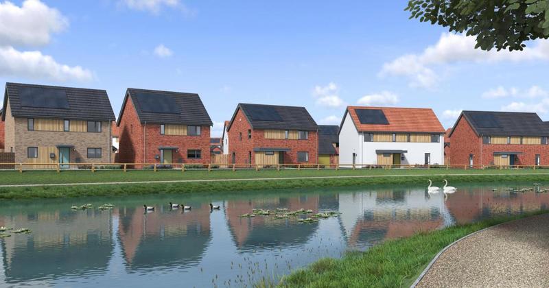 Get first glimpse of new housing development nestled in Norfolk town