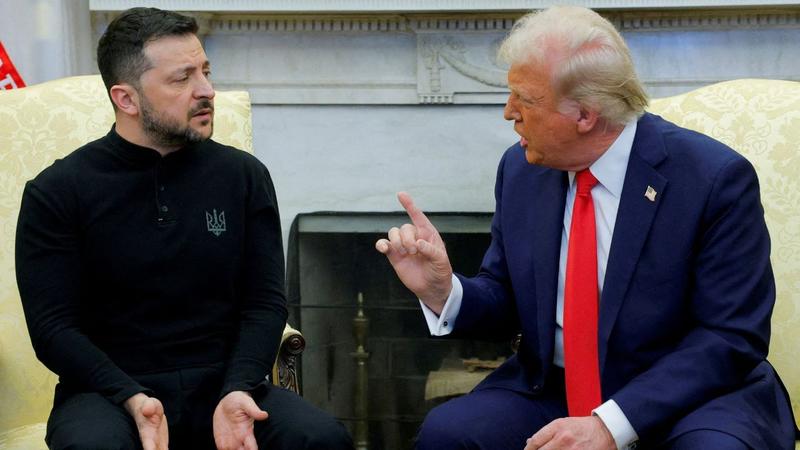 Volodymyr Zelenskyy calls Oval Office spat with Donald Trump 'regrettable'