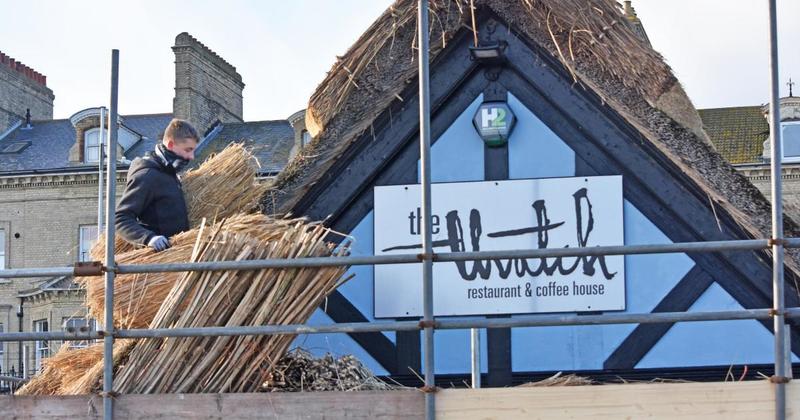 Thatch'll do nicely! Seafront restaurant hails makeover