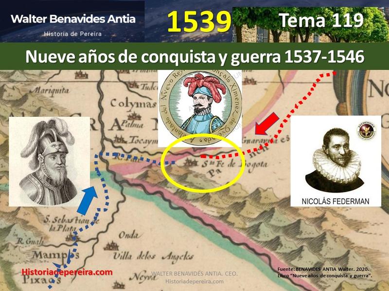 Nueve años de conquista y guerra. 1537-1546. Tema 119