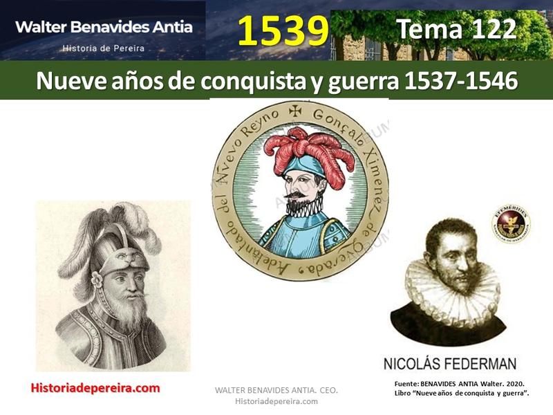 Nueve años de conquista y guerra. 1537-1546. Tema 122