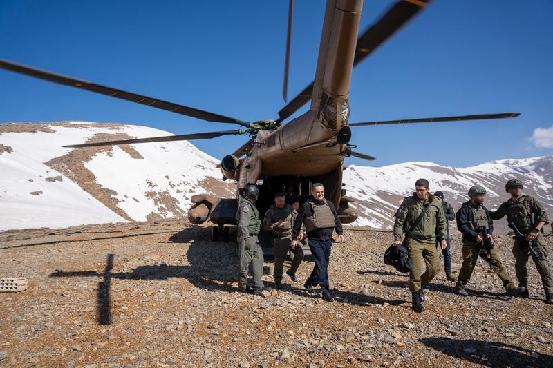 Atop Mt. Hermon, Katz says Syrian leader will see indefinite IDF deployment