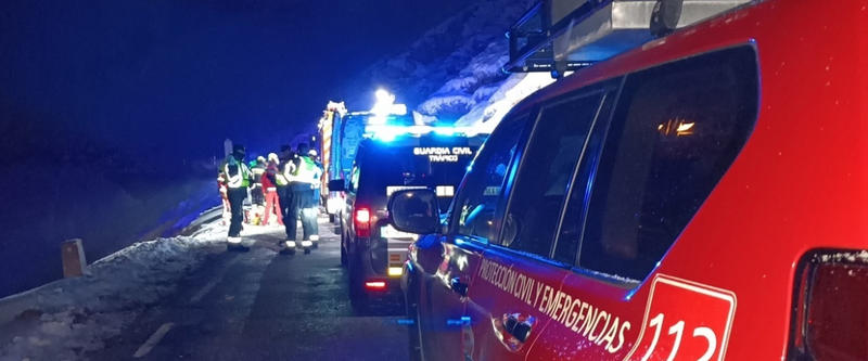 Mueren cuatro jóvenes madrileños tras despeñarse su coche en Cantabria