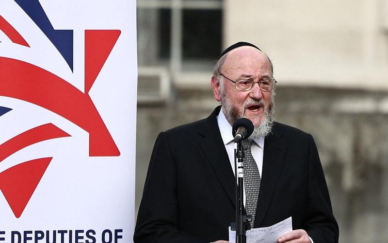 UK chief rabbi joins those exiting Israeli antisemitism confab over far-right invitees