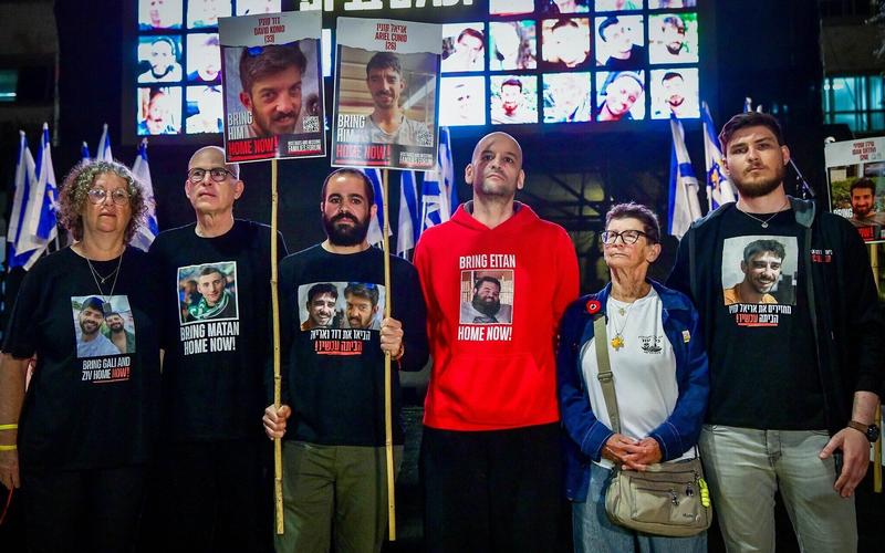 ‘They’re not just posters, they’re people’: Freed hostages urge deal to save those left behind