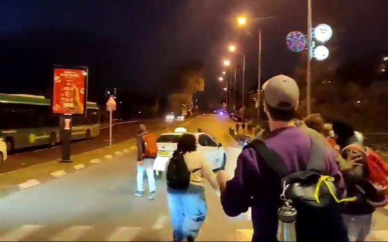 Driver rams anti-government protester in Jerusalem, drags him for 50 meters