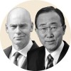 Ban Ki-Moon And Patrick Verkooijen